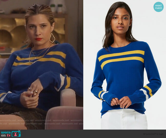 Rebecca Minkoff Marlowe Sweater worn by Nomi Segal (Emily Arlook) on Grown-ish