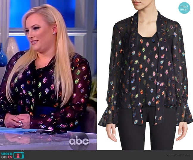 Saloni Lauren Top worn by Meghan McCain on The View