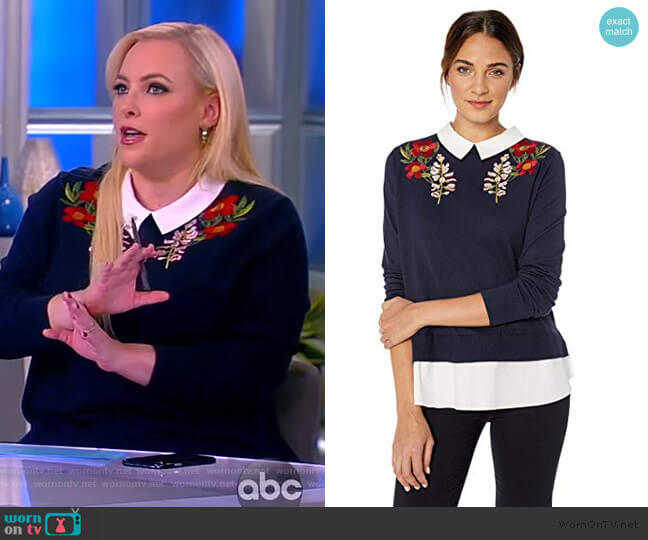 Ted Baker Toriey Sweater worn by Meghan McCain on The View