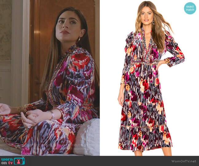 Ulla Johnson Ziggy Dress worn by Cristal Jennings (Daniella Alonso) on Dynasty