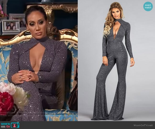 Walter Mendez Joanna Jumpsuit worn by Melissa Gorga on The Real Housewives of New Jersey