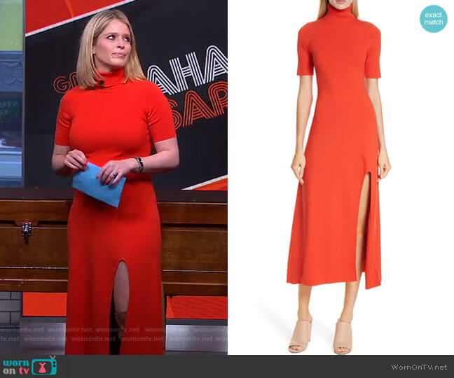 A.L.C. Caplan Dress worn by Sara Haines on Good Morning America