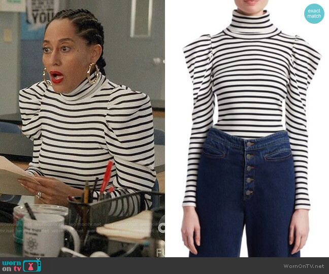 A.L.C. Baker Sweater worn by Rainbow Johnson (Tracee Ellis Ross) on Black-ish