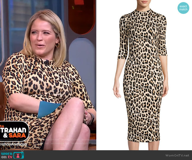 Alice + Olivia Delora Dress worn by Sara Haines on Good Morning America