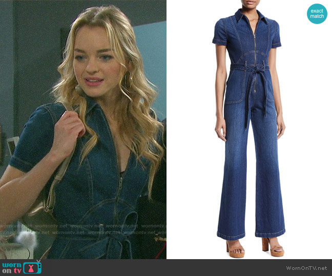 AO.LA by Alice + Olivia Gorgeous Jumpsuit worn by Claire Brady (Olivia Keegan) on Days of our Lives