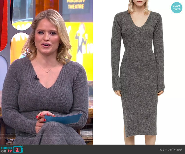 All Saints Sedona Dress worn by Sara Haines on Good Morning America