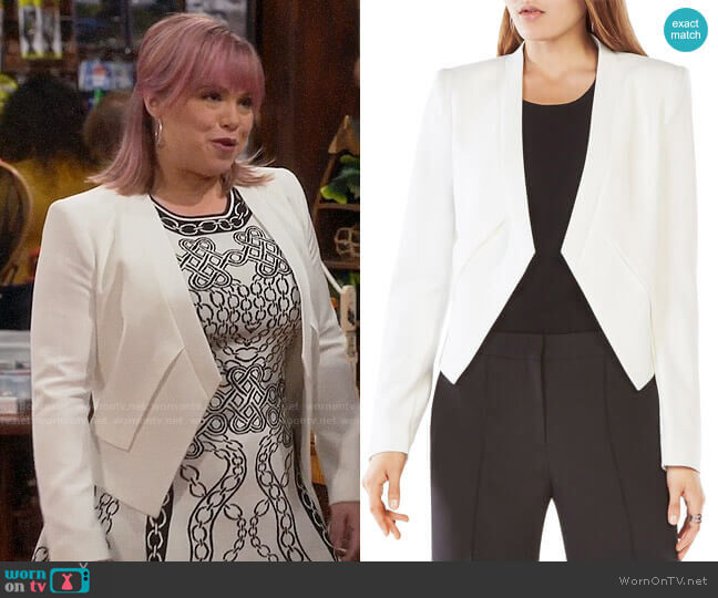 Bcbgmaxazria Lloyd Jacket worn by Kristin Baxter (Amanda Fuller) on Last Man Standing