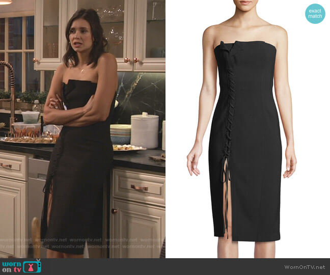 Cinq a Sept Charlotte Dress worn by Clem (Nina Dobrev) on Fam