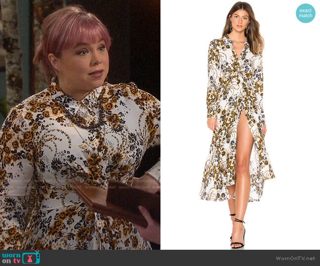 Free People Tough Love Dress worn by Kristin Baxter (Amanda Fuller) on Last Man Standing