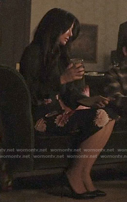 Hermione’s floral pencil skirt on Riverdale