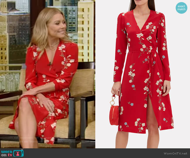 Intermix Ottavia Dress worn by Kelly Ripa on Live with Kelly and Mark