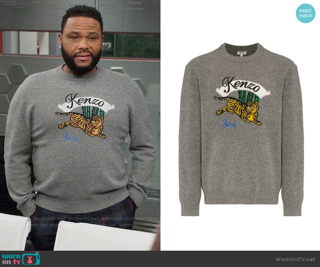 WornOnTV: Andre's Kenzo tiger sweater on Black-ish Anthony