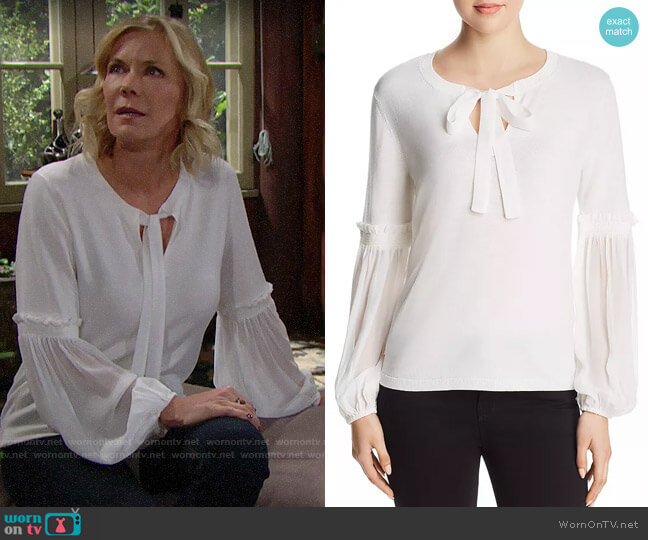 Kobi Halperin Raquel Sweater worn by Brooke Logan (Katherine Kelly Lang) on The Bold and the Beautiful