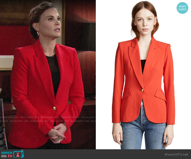 L'Agence Chamberlain Blazer worn by Phyllis Newman (Gina Tognoni) on The Young and the Restless