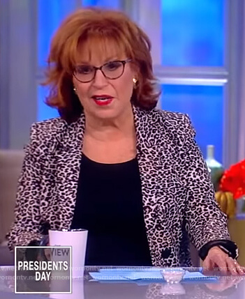 Joy’s leopard print blazer on The View