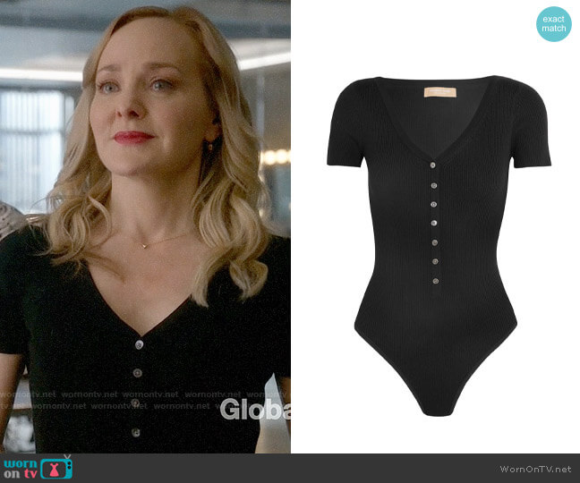 Michael Kors Collection Bodysuit worn by Marissa Morgan (Geneva Carr) on Bull