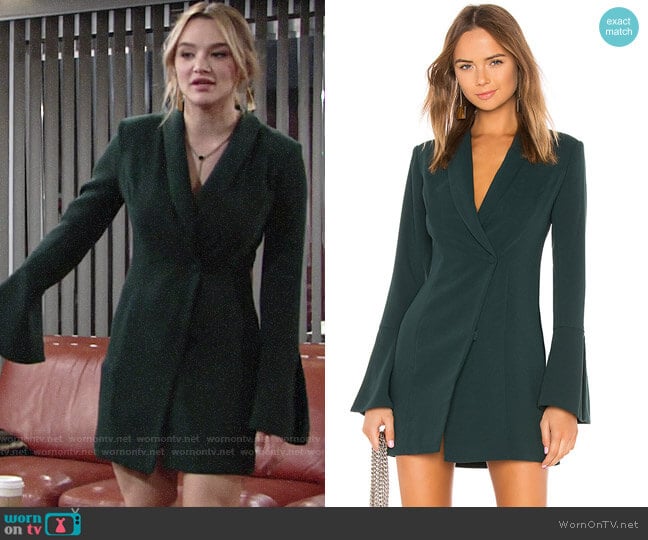 NBD Como La Flor Dress worn by Summer Newman (Hunter King) on The Young and the Restless