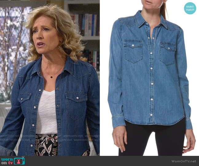 Paige Kase Western Shirt worn by Vanessa Baxter (Nancy Travis) on Last Man Standing