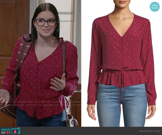 Rails Beaux Top worn by Alex Dunphy (Ariel Winter) on Modern Family