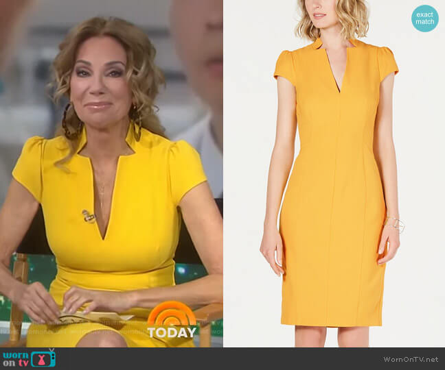 Vince Camuto V-Neck Bodycon Dress worn by Kathie Lee Gifford on Today