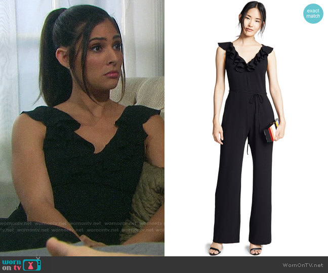 WAYF Anderson Jumpsuit worn by Gabi Hernandez (Camila Banus) on Days of our Lives