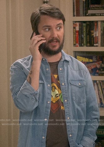 Wil Wheaton’s Overwatch t-shirt on The Big Bang Theory
