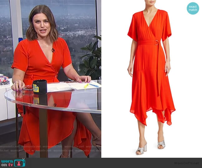 A.L.C. Claire Dress worn by Carissa Loethen Culiner on E! News