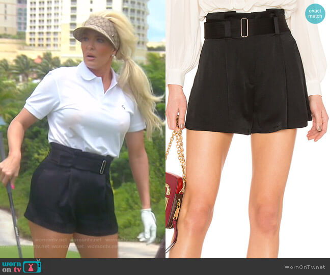 A.L.C. Deliah Shorts worn by Erika Jayne on The Real Housewives of Beverly Hills