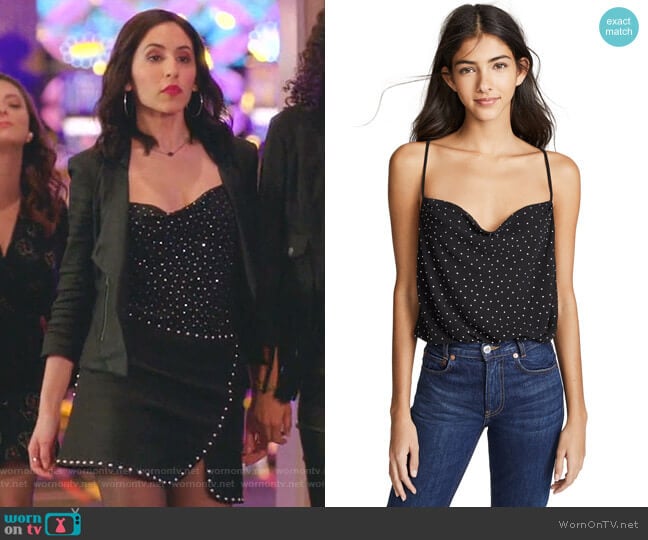ASTR the Label Cosmo Bodysuit worn by Valencia Perez (Gabrielle Ruiz) on Crazy Ex-Girlfriend