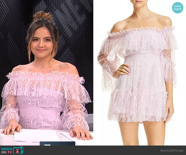 Alice McCall Only Hope Mini Dress worn by Erin Lim on E! News