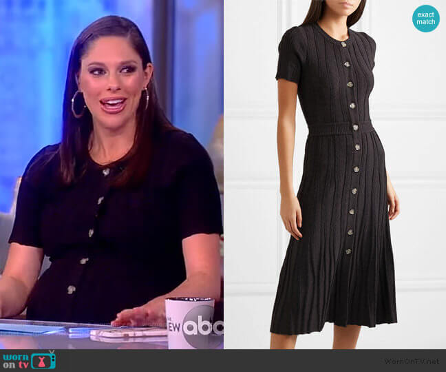 Altuzarra Abelia Dress worn by Abby Huntsman on The View