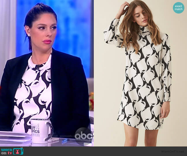 Reiss Azzura Dress worn by Abby Huntsman on The View