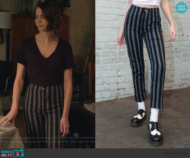 Brandy Melville Tilden Pants worn by Callie Foster (Maia Mitchell) on Good Trouble