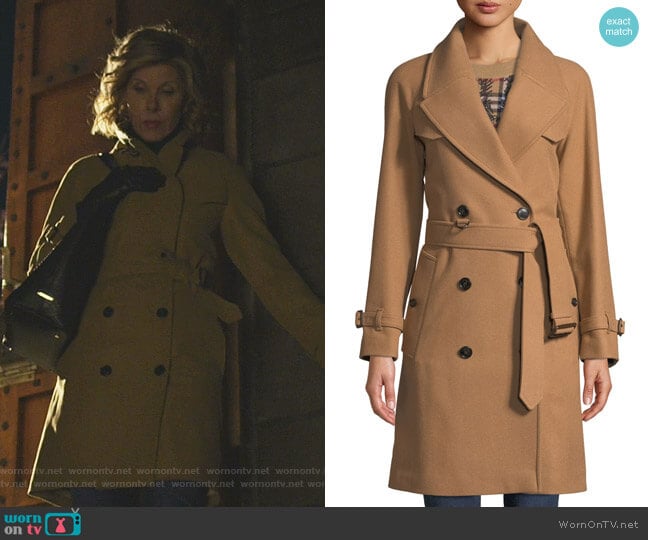 Burberry Cranston Trench Coat worn by Diane Lockhart (Christine Baranski) on The Good Fight