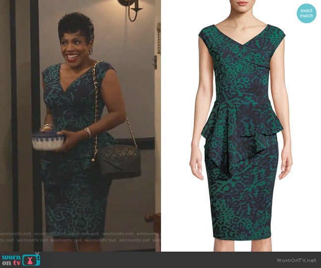 Chiara Boni La Petite Robe Tini Dress worn by Rose (Sheryl Lee Ralph) on Fam