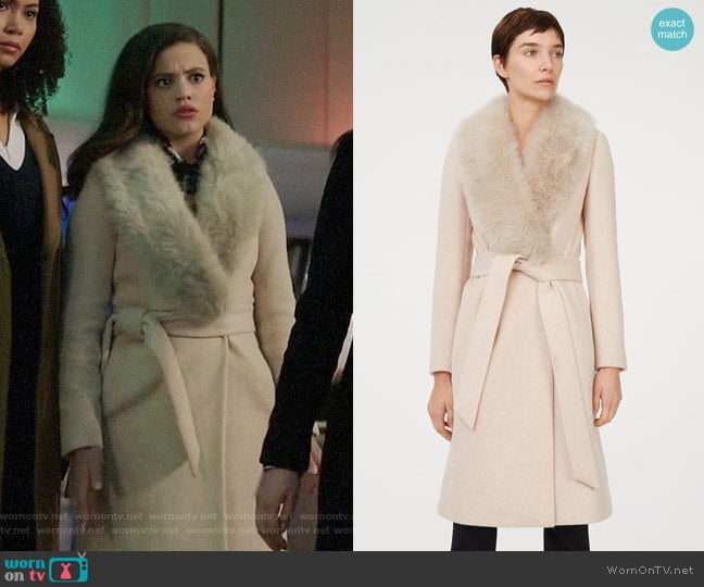 Club Monaco Lenoria Coat worn by Maggie Vera (Sarah Jeffery) on Charmed