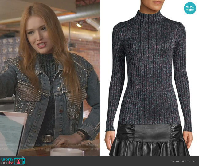 Parker Dolce Sweater worn by Kirby Anders (Maddison Brown) on Dynasty