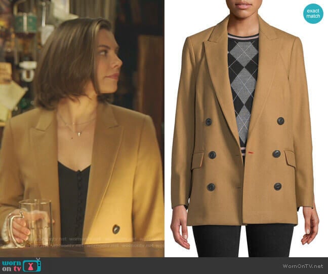 Rag & Bone Ellie Blazer worn by Frankie Trowbridge (Lauren Cohan) on Whiskey Cavalier