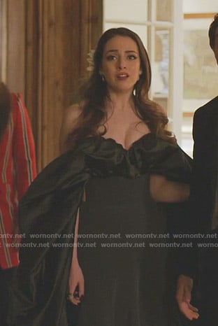 Fallon’s green gown on Dynasty