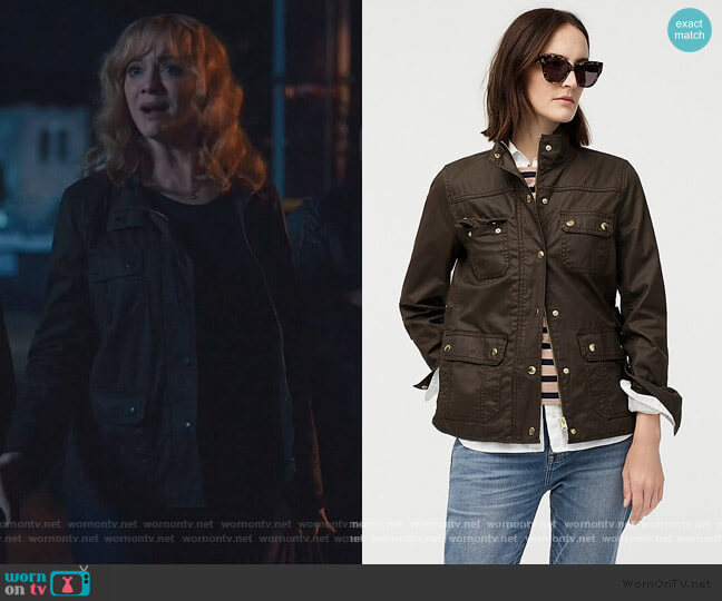 J. Crew Downtown Field Jacket worn by Beth Boland (Christina Hendricks) on Good Girls