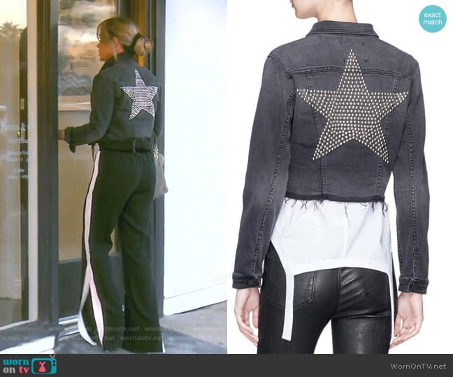 L'Agence Zuma Jacket worn by Teddi Mellencamp Arroyave on The Real Housewives of Beverly Hills