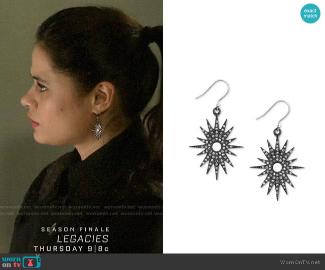 Lucky Brand Starburst Drop Earrings worn by Mel Vera (Melonie Diaz) on Charmed