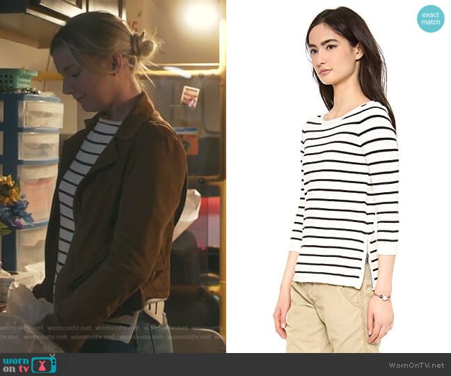 Madewell Seaside Zip Up Sweater worn by Nicolette Nevin (Emily VanCamp) on The Resident