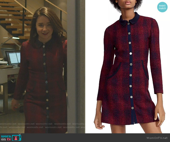 Maje Renitia Dress worn by Marissa Gold (Sarah Steele) on The Good Fight