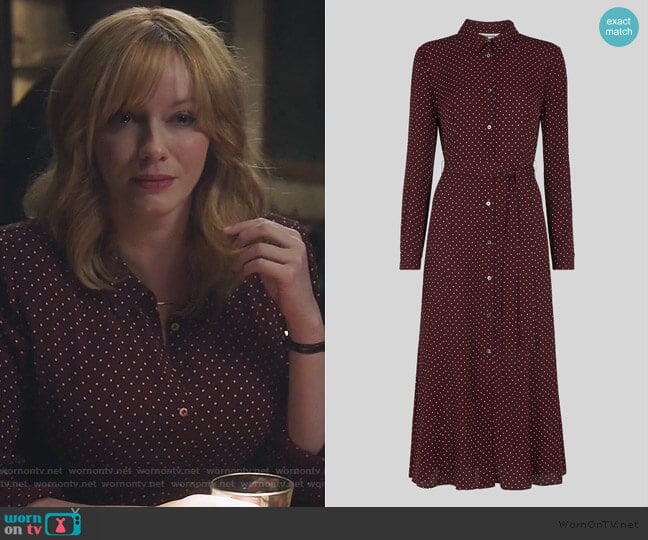 Whistles Margot Sport Shirtdress worn by Beth Boland (Christina Hendricks) on Good Girls