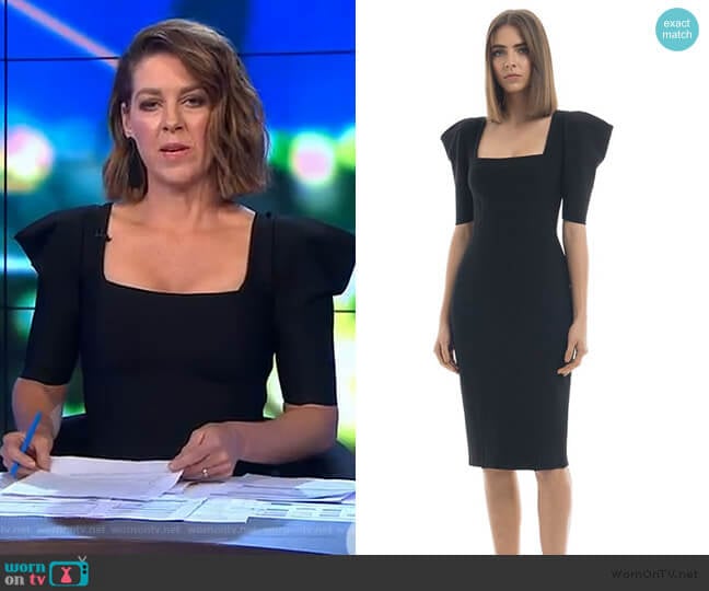 Misha Collection Roxanne Dress worn by Gorgi Coghlan on The Project