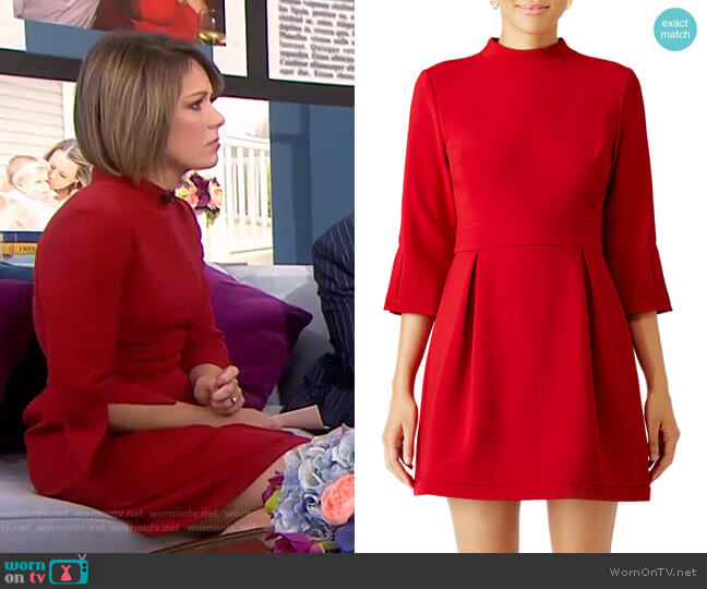 Nicole Miller Artelier Mock Neck Dress worn by Dylan Dreyer on Today