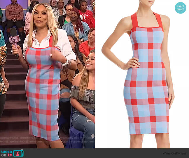 Parker Ayla Knit Dress worn by Wendy Williams on The Wendy Williams Show