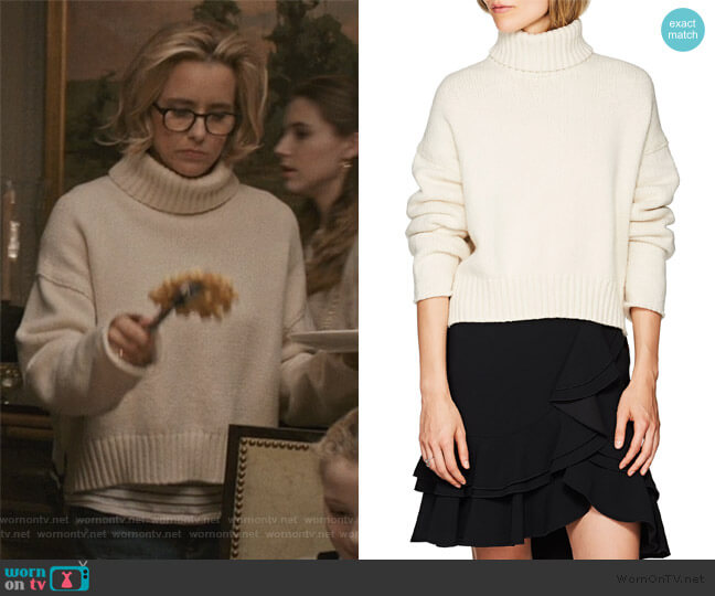 Proenza Schouler Stripe Turtleneck Sweater worn by Elizabeth McCord (Téa Leoni) on Madam Secretary