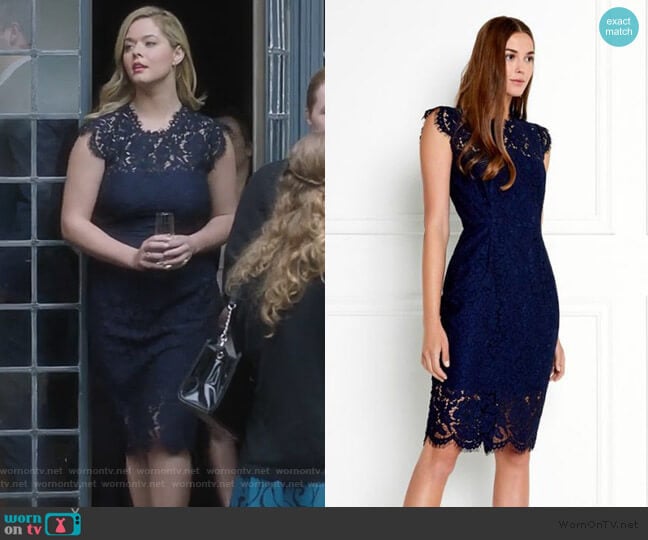 Rachel Zoe Suzette Dress worn by Alison DiLaurentis (Sasha Pieterse) on Pretty Little Liars The Perfectionists